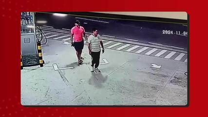 Vídeo mostra PM morto e Mayc Parede em posto de combustíveis de Manaus antes do crime
