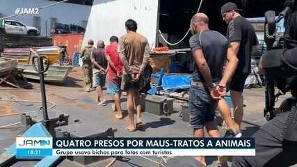 Pessoas são presas por maus-tratos a animais: grupo usava bichos para fotos com turistas