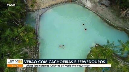 Turistas lotam pontos turísticos de Presidente Figueiredo