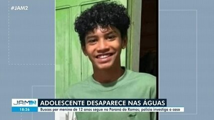 Adolescente desaparece nas águas: buscas por menino de 12 anos segue no Paraná do Ramos