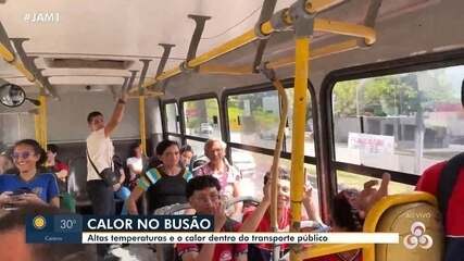 Calor no busão: altas temperaturas e o calor dentro do transporte público em Manaus