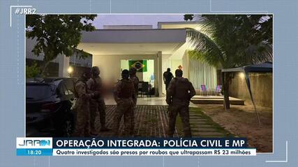 Operação mira grupo que roubou R$ 800 mil em espécie e 30 kg de ouro em RR