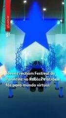 Jovens recriam Festival de Parintins no Roblox e atraem milhares de espectadores