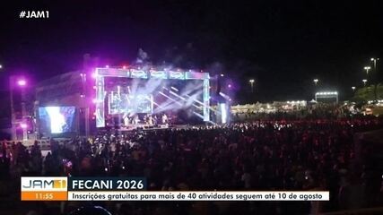 Fecani 2026: inscrições gratuitas para mais de 40 atividades seguem até 10 de agosto