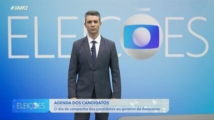 Confira a agenda dos candidatos ao Governo do Amazonas neste sábado (29)