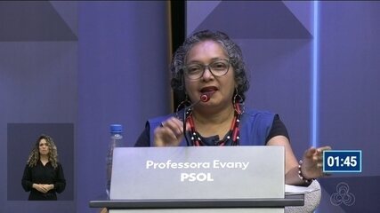 Debate AM: Considerações finais da candidata ao Senado Professora Evany (PSOL)