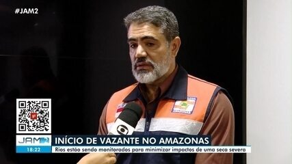 Vazante começa no Amazonas; rios são monitorados para reduzir impactos da seca