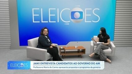JAM1 entrevista candidatos ao governo do AM: Professora Maria do Carmo apresenta propostas