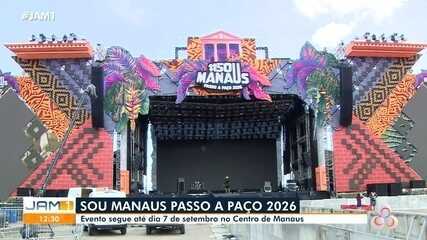 Programação de shows musiciais do Sou Manaus 2026 segue até dia 7 de setembro