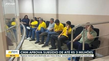 CMM aprova subsídio de até R$ 3 mi: repasse mensal será destinada aos amarelinhos