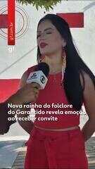 Nova rainha do folclore do Garantido, Isabelle Alcântara revela emoção ao receber convite