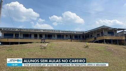 Crise provocada por atraso no pagamento de barqueiros afeta a educação no Careiro