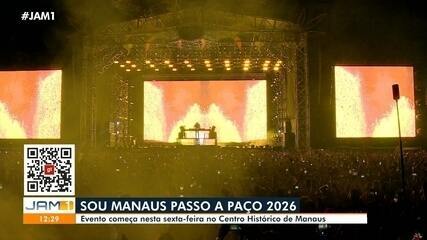 Sou Manaus Passo a Paço 2026: evento começa nesta sexta-feira no Centro Histórico