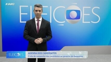 Confira a agenda dos candidatos ao Governo do Amazonas nesta quinta-feira (3)