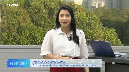Agenda dos candidatos ao governo do AM para terça-feira - 22 de setembro