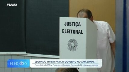 Segundo turno para o governo do Amazonas terá Omar Aziz e Professora Maria do Carmo