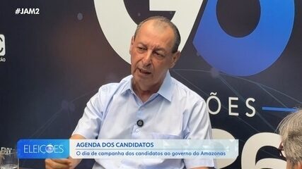 Confira como foi a agenda do candidato ao governo do AM - Omar Aziz