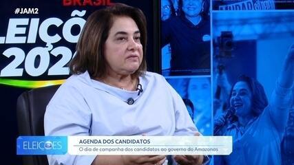 Confira como foi a agenda da candidata ao governo do AM - Professora Maria do Carmo