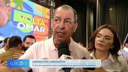 Eleições no AM: veja agenda de campanha de Omar Aziz nesta sexta-feira (9)