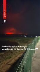 Incêndio volta a atingir vegetação no distrito de Cacau Pirêra