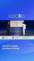 Lula (PT) é reeleito presidente do Brasil