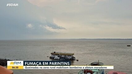 Fumaça em Parintins: queimadas na zona rural mobilizam bombeiros e afetam moradores
