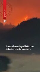 Incêndio atinge lixão em Manacapuru