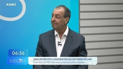 Omar Aziz fala sobre merenda escolar e infraestrutura das escolas em entrevista ao JAM2