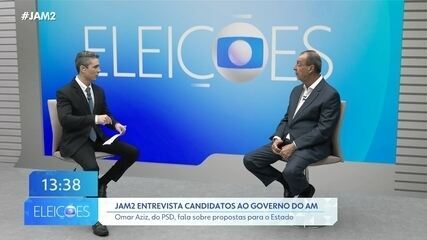 Omar Aziz fala sobre hospitais regionais e companhia aérea em entrevista ao JAM2